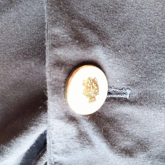 Zara Basic Soft Stretch Jersey 2 Pocket Blazer Black Size XS - Picture 7 of 10